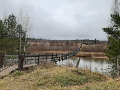 Подвесной мост в деревне Пумси  ( Удмуртская Республика  )
